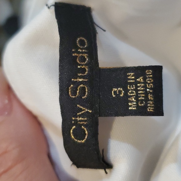 White Formal Floral Embroidery Dress Size 3 - Picture 6 of 6